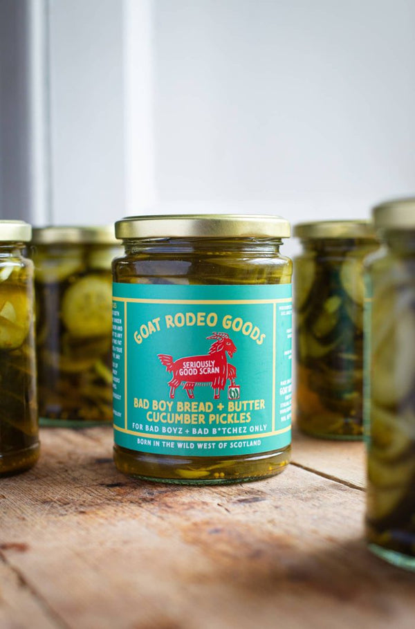 Goat Rodeo Goods Bad Boy Bread + Butter Pickles