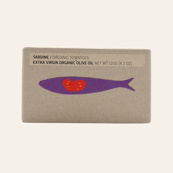 Maria Sardines in Organic Extra Virgin Olive Oil and Tomato tin